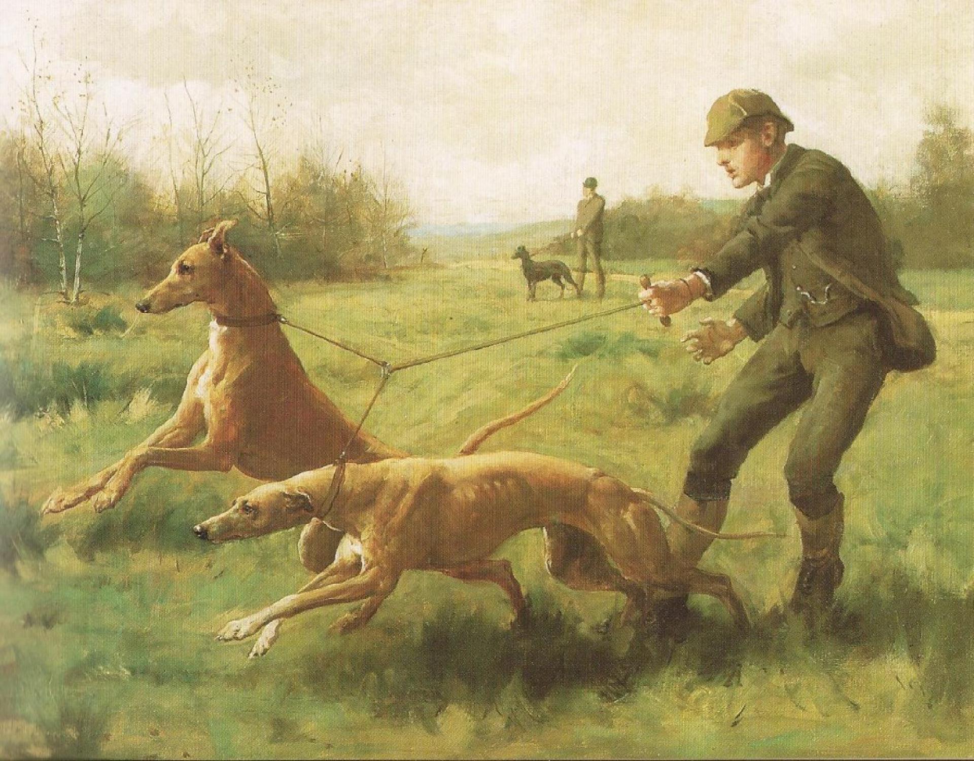 Hounds training Kilburne 1887
